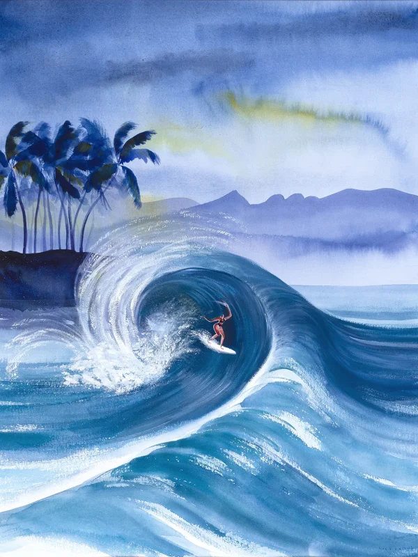 Aquarelle de Lola Camus – Îles