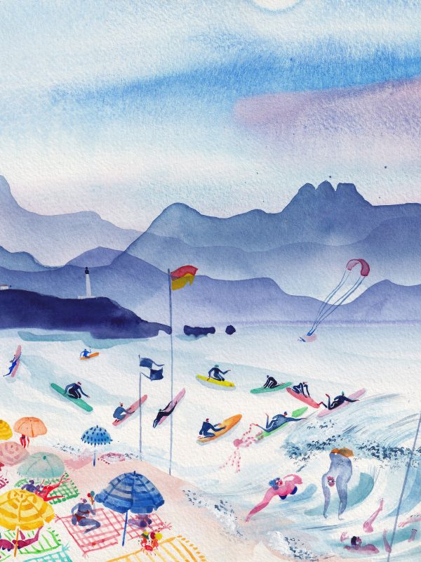 Rescue rainbow – aquarelle de Lola Camus