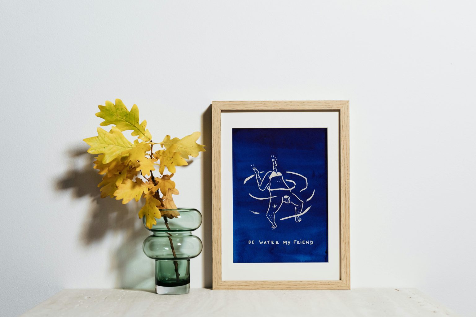 Be water my friend – aquarelle de Lola Camus, vue 2