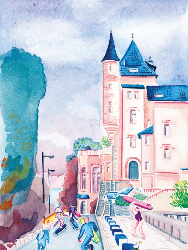 Belza squad – aquarelle de Lola Camus