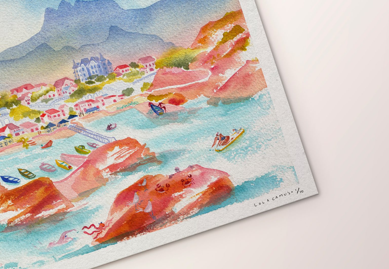Crampottes – aquarelle de Lola Camus, vue 3