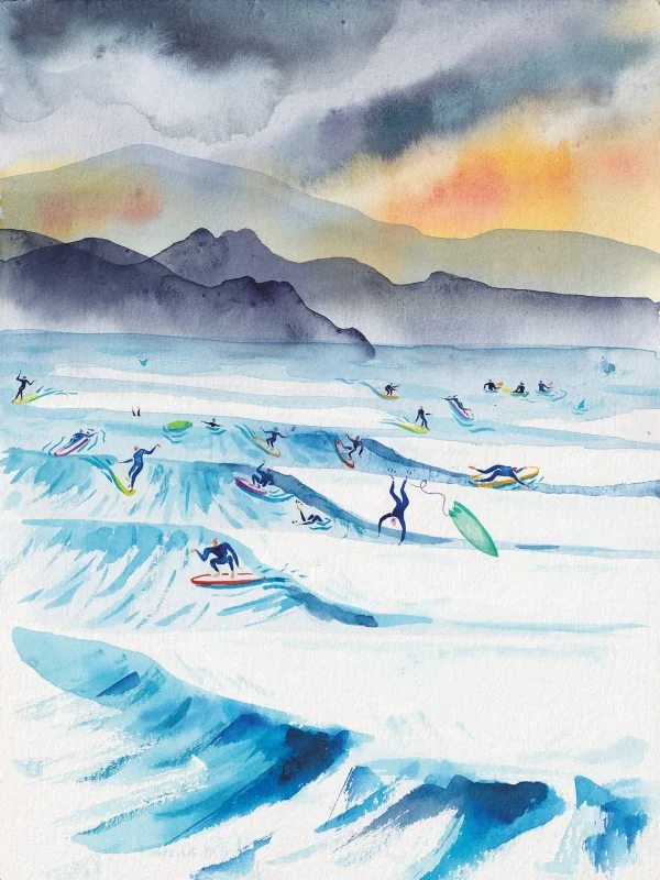 Fall – aquarelle de Lola Camus