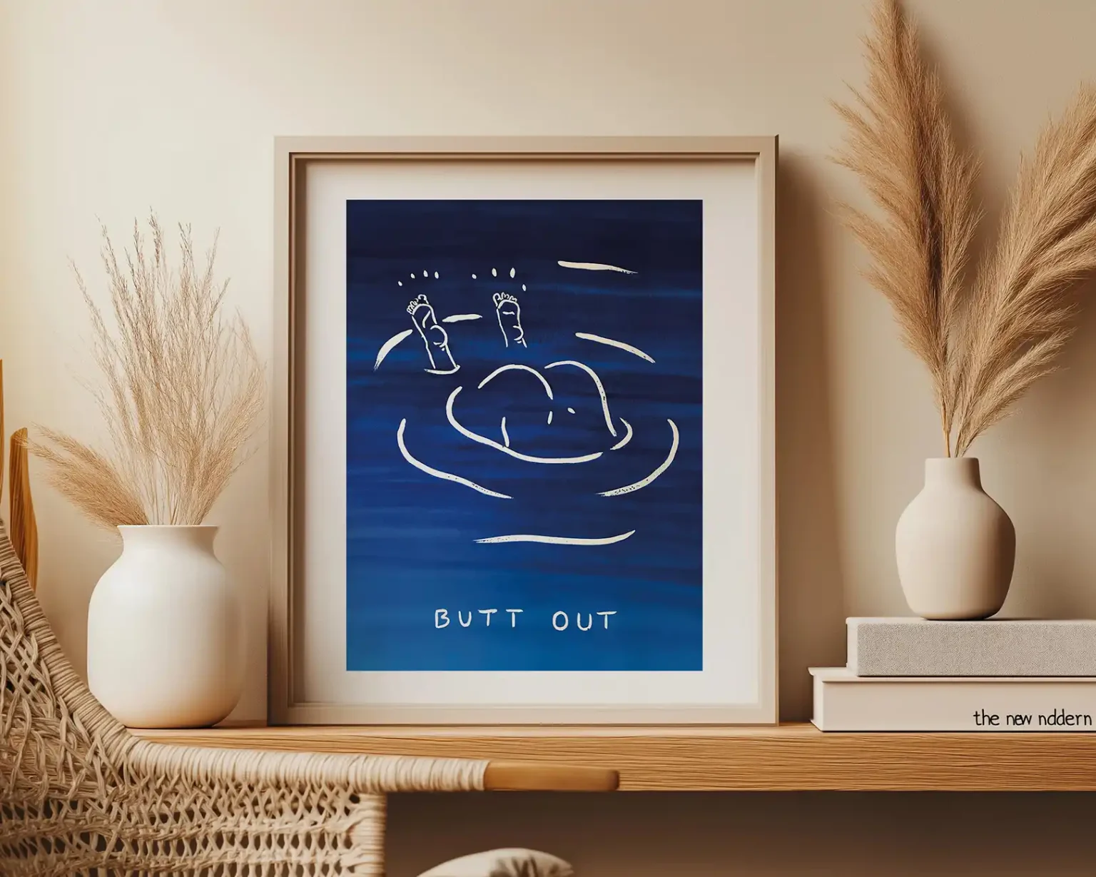 Butt out – aquarelle de Lola Camus, vue 2