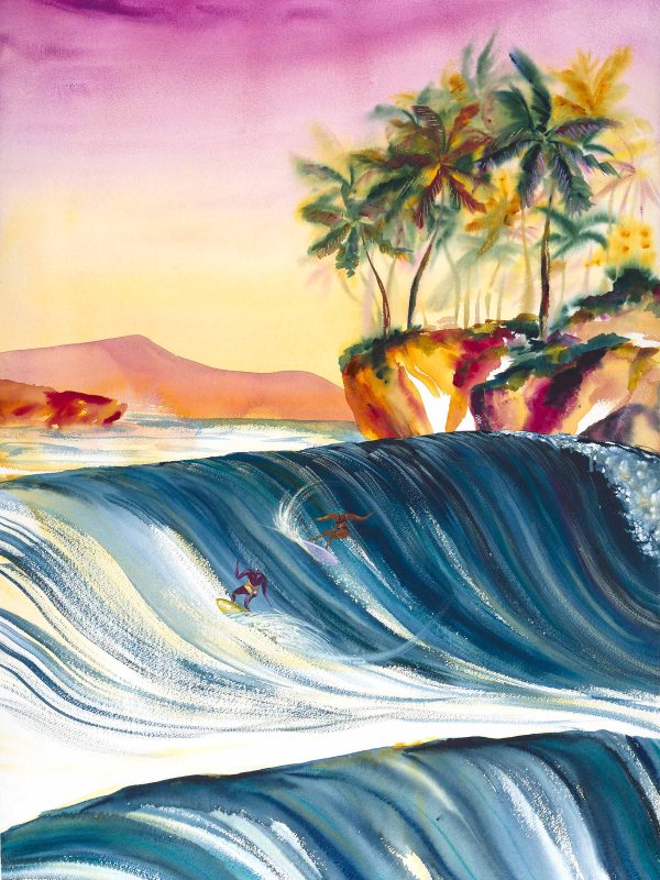 Paraiso e amigas – aquarelle de Lola Camus