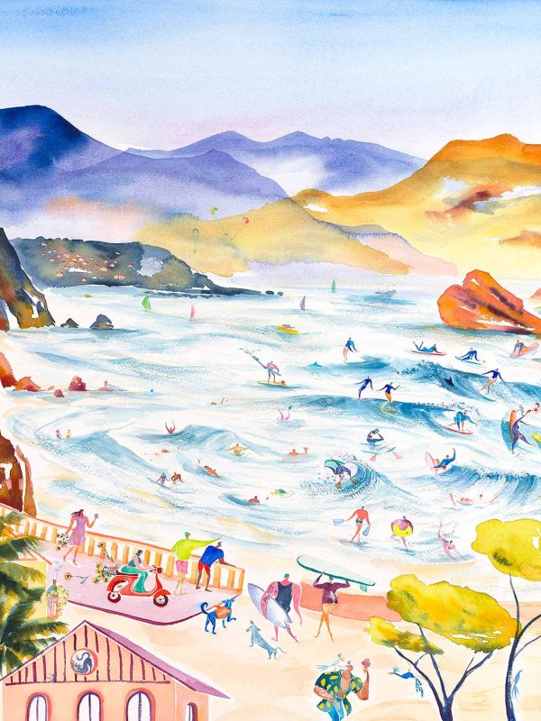 Basquella – aquarelle de Lola Camus
