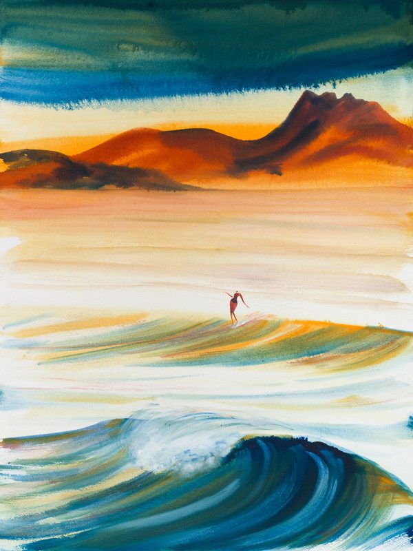Blurry eve – aquarelle de Lola Camus