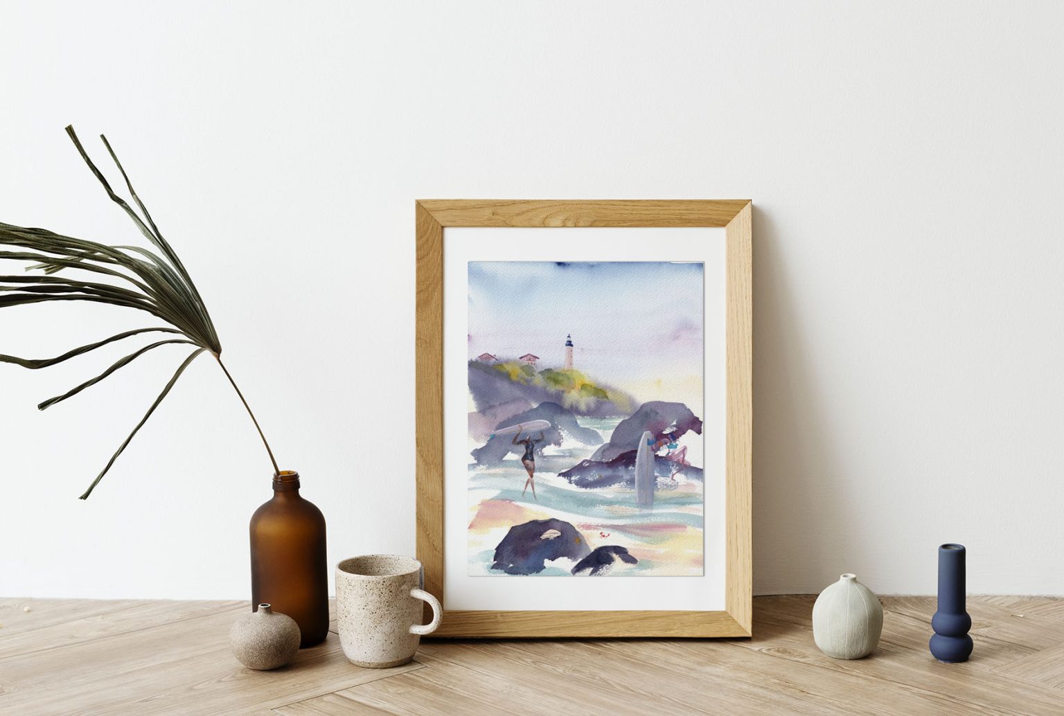 Summer mist – aquarelle de Lola Camus, vue 2
