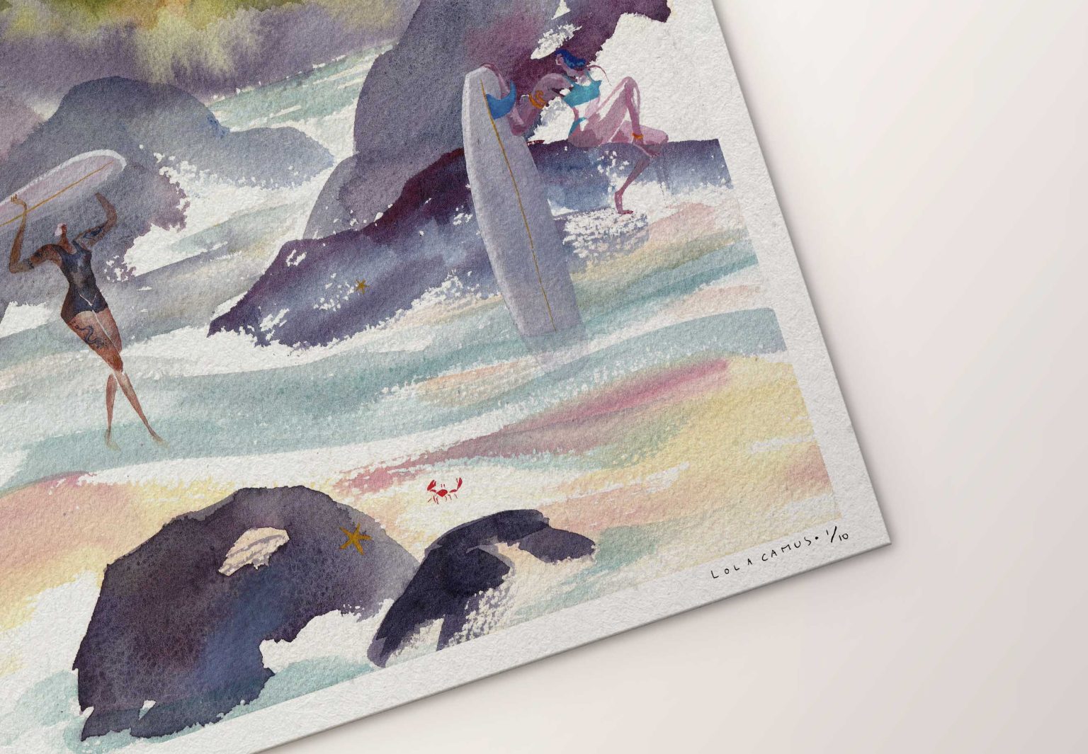Summer mist – aquarelle de Lola Camus, vue 3
