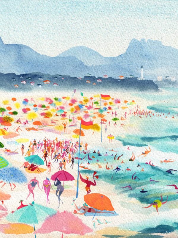 Aquarelle de Lola Camus – Mer